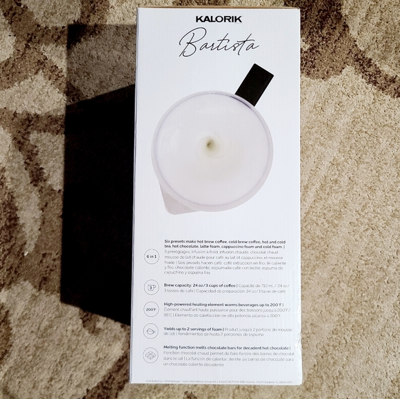 ☕ NIB‼️ Kalorik brand Stainless Steel Barista French Press - Picture 13 of 14